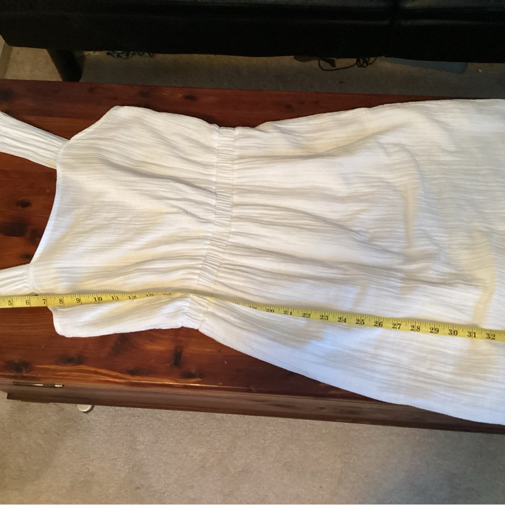 LOFT White Sleeveless Mini Dress - Picture 4 of 8